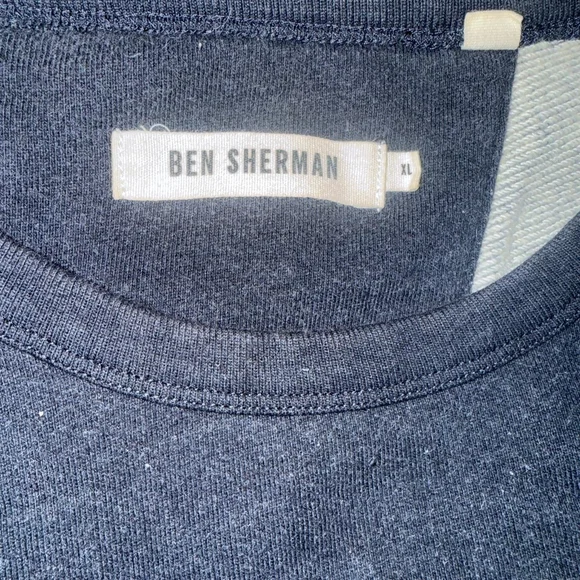 Men's Ben Sherman Navy Target Logo Sweatshirt XL - Picture 2 of 3